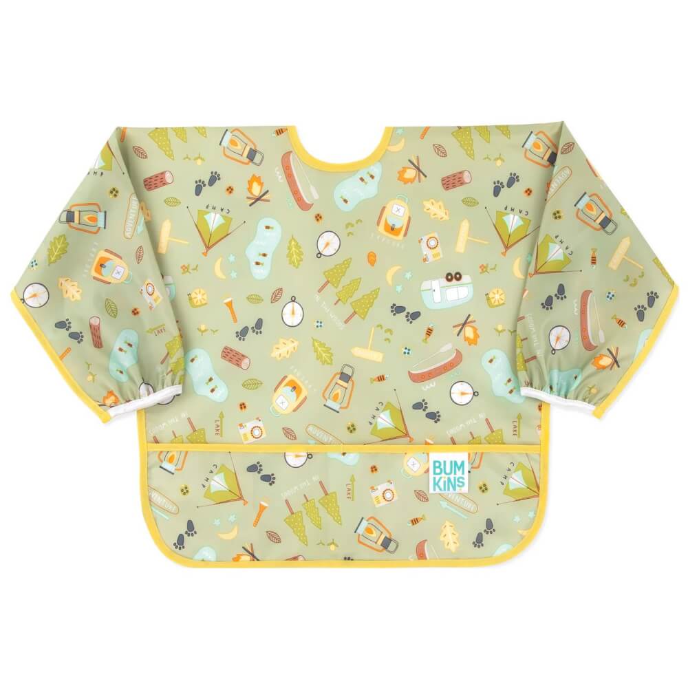 ผ้ากันเปื้อนเด็ก Bumkins  Sleeved Bib Lace 		 		 			 		 		